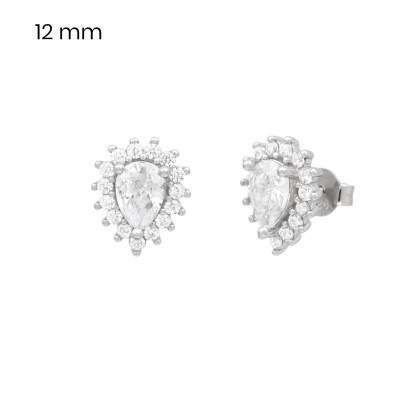 Stříbrné náušnice 40182301