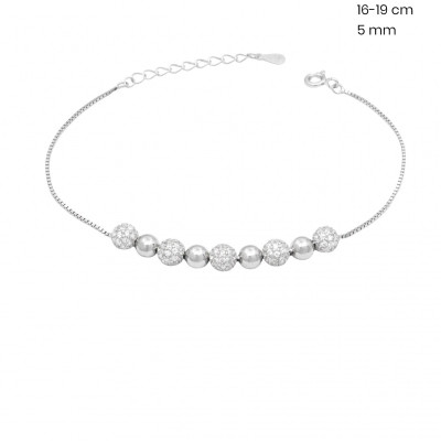 Stříbrný náramek 40116001