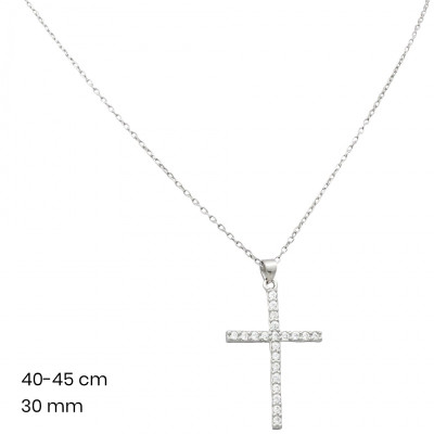 Stříbrný řetízek+přívěsek 40043901