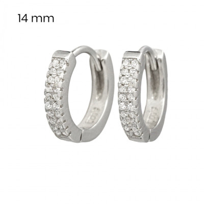 Stříbrné náušnice 40051201