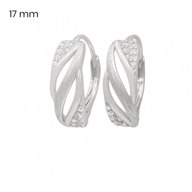 Stříbrné náušnice 40161103
