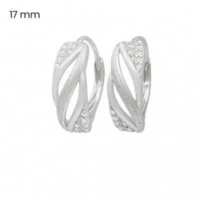Stříbrné náušnice 40161103