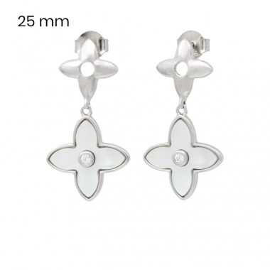 Stříbrné náušnice 40169101
