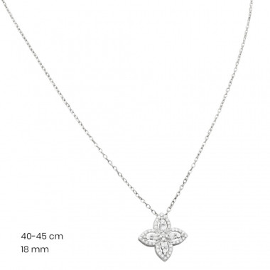 Stříbrný řetízek+přívěsek 40177001
