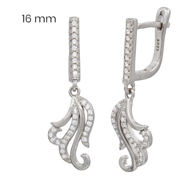 Stříbrné náušnice 40003101