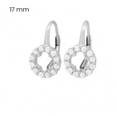 Stříbrné náušnice 40183101