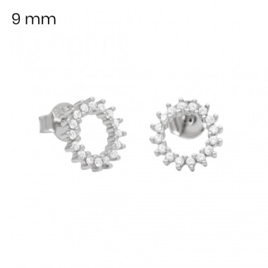 Stříbrné náušnice 40205901