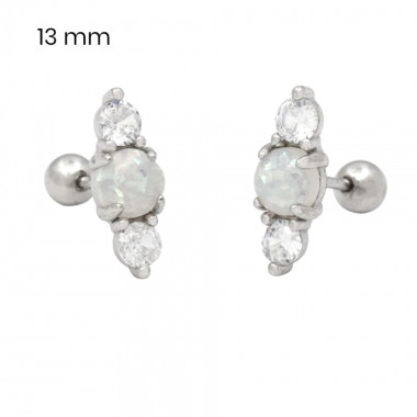 Stříbrné náušnice 40090401