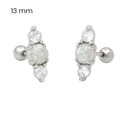 Stříbrné náušnice 40090401