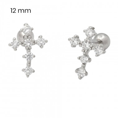 Stříbrné náušnice 40087401