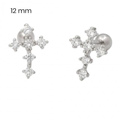 Stříbrné náušnice 40087401