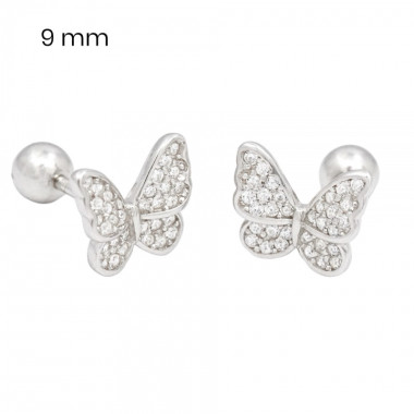 Stříbrné náušnice 40062701