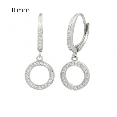Stříbrné náušnice 40099101