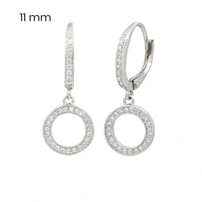 Stříbrné náušnice 40099101