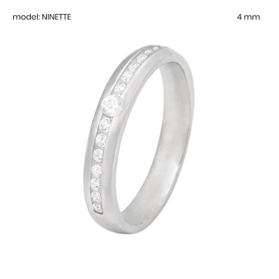 Stříbrný prsten NINETTE 401898