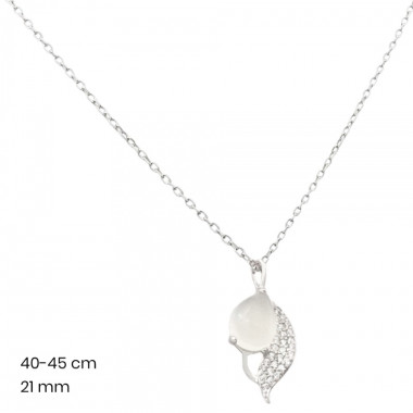 Stříbrný řetízek+přívěsek 40076801