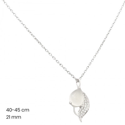 Stříbrný řetízek+přívěsek 40076801