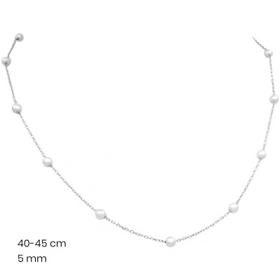 Stříbrný řetízek+přívěsek 40160001