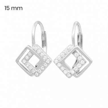 Stříbrné náušnice 40213701