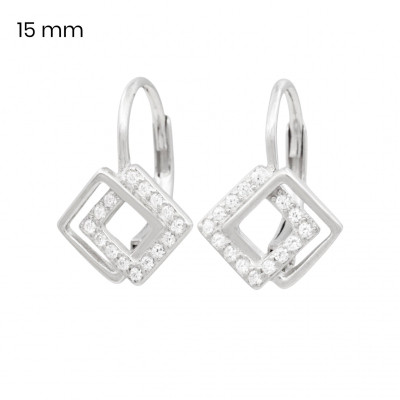 Stříbrné náušnice 40213701