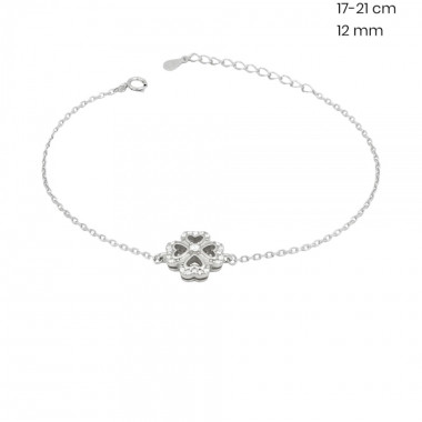 Stříbrný náramek 40107801