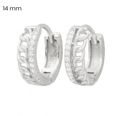 Stříbrné náušnice 40231101