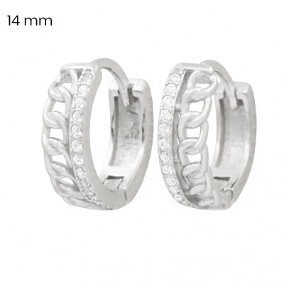 Stříbrné náušnice 40231101