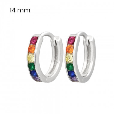 Stříbrné náušnice 40047102