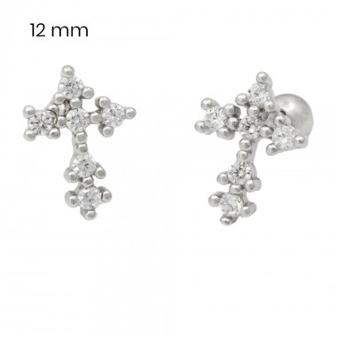 Stříbrné náušnice 40090501