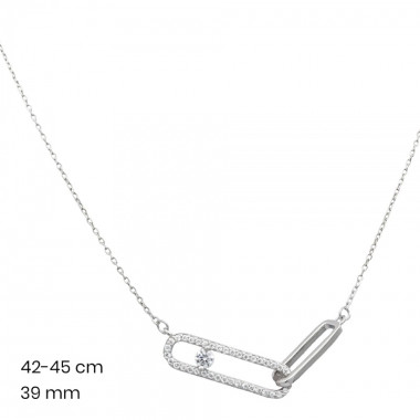 Stříbrný řetízek+přívěsek 40203601