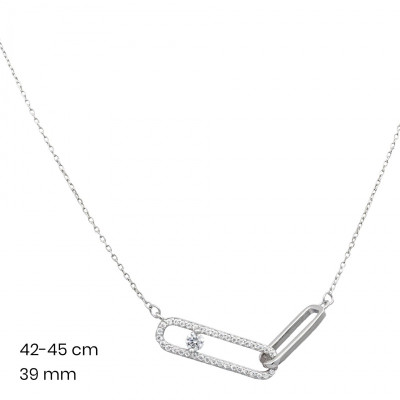 Stříbrný řetízek+přívěsek 40203601