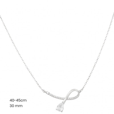 Stříbrný řetízek+přívěsek 40222801