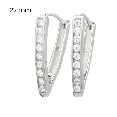 Stříbrné náušnice 40101801