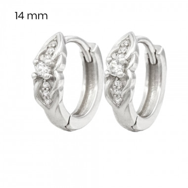 Stříbrné náušnice 40112401