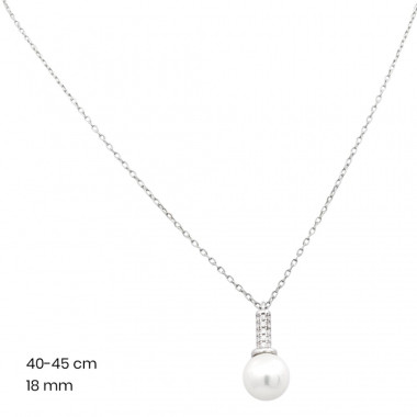 Stříbrný řetízek+přívěsek 40157701