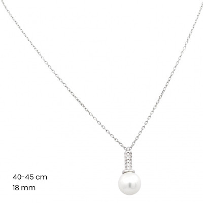 Stříbrný řetízek+přívěsek 40157701