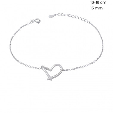 Stříbrný náramek 40115801