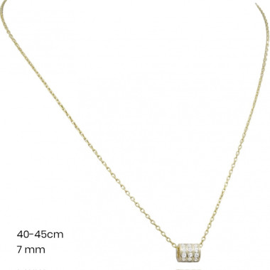 Stříbrný řetízek+přívěsek 40121402