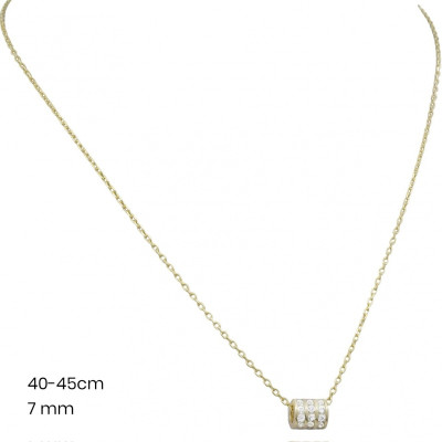 Stříbrný řetízek+přívěsek 40121402