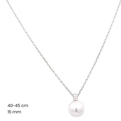 Stříbrný řetízek+přívěsek 40159301