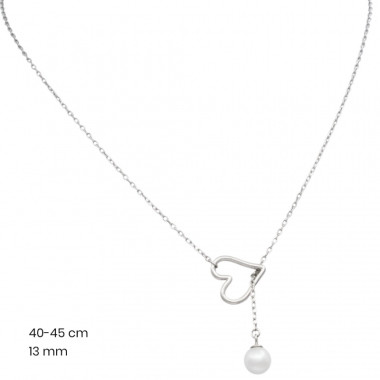 Stříbrný řetízek+přívěsek 40190801