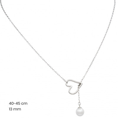 Stříbrný řetízek+přívěsek 40190801