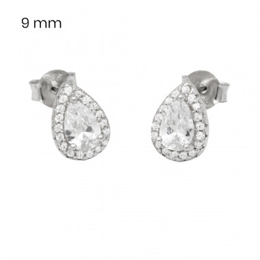 Stříbrné náušnice 40095801