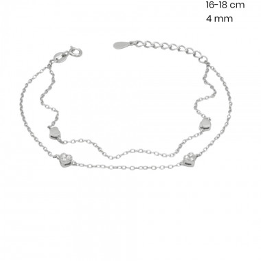 Stříbrný náramek 40110001