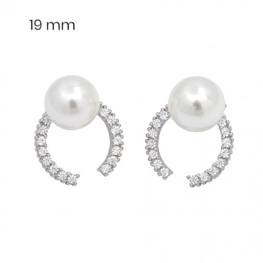 Stříbrné náušnice 40001601