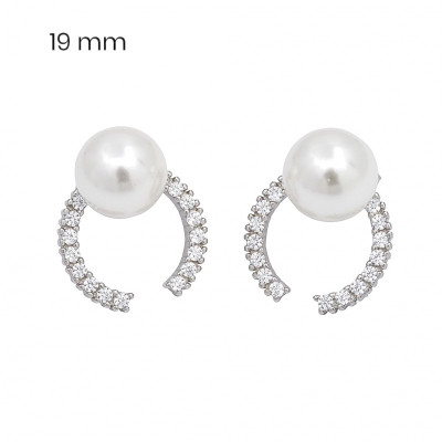 Stříbrné náušnice 40001601