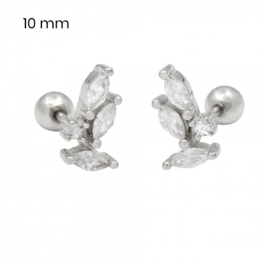 Stříbrné náušnice 40088301