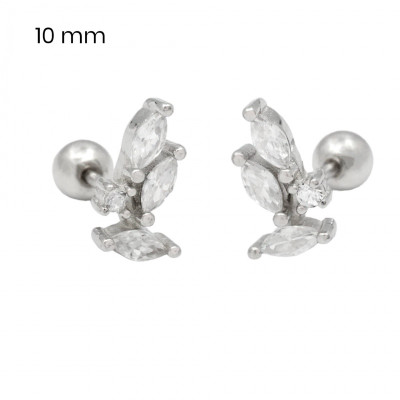 Stříbrné náušnice 40088301