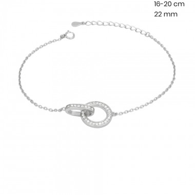 Stříbrný náramek 40106401