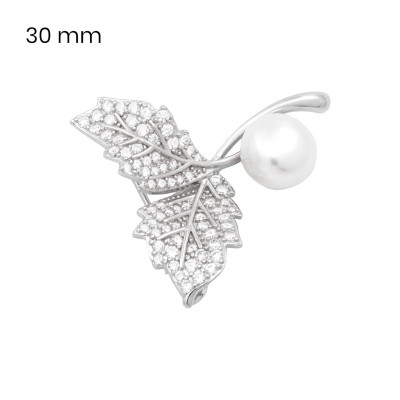 Stříbrná brož 40138401